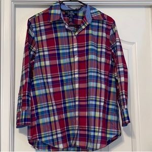 Women’s Chaps Button Down. No Iron. Large